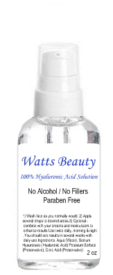 Watt's Hyaluronic Acid Solution